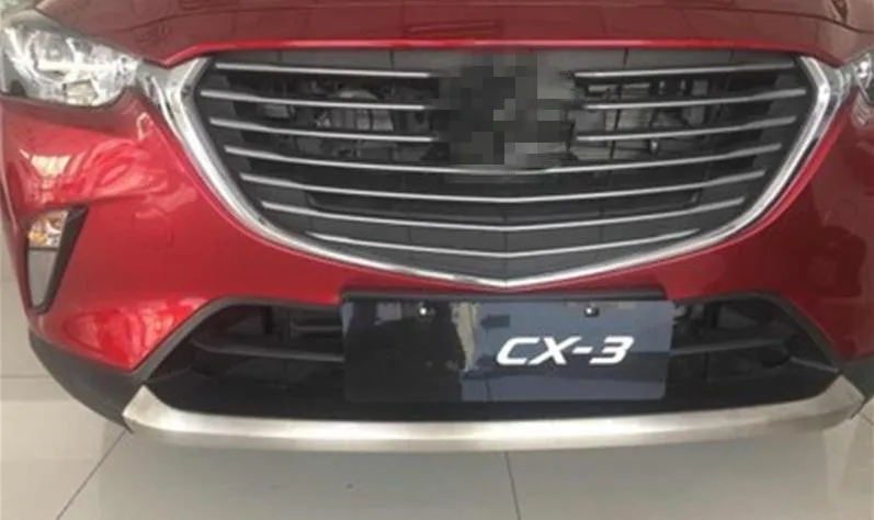 Stainless steel front and rear Bumper Protector Skid Plate cover Fit for Mazda CX-3 cx3 -- Car styling front bumper cover bumper protector