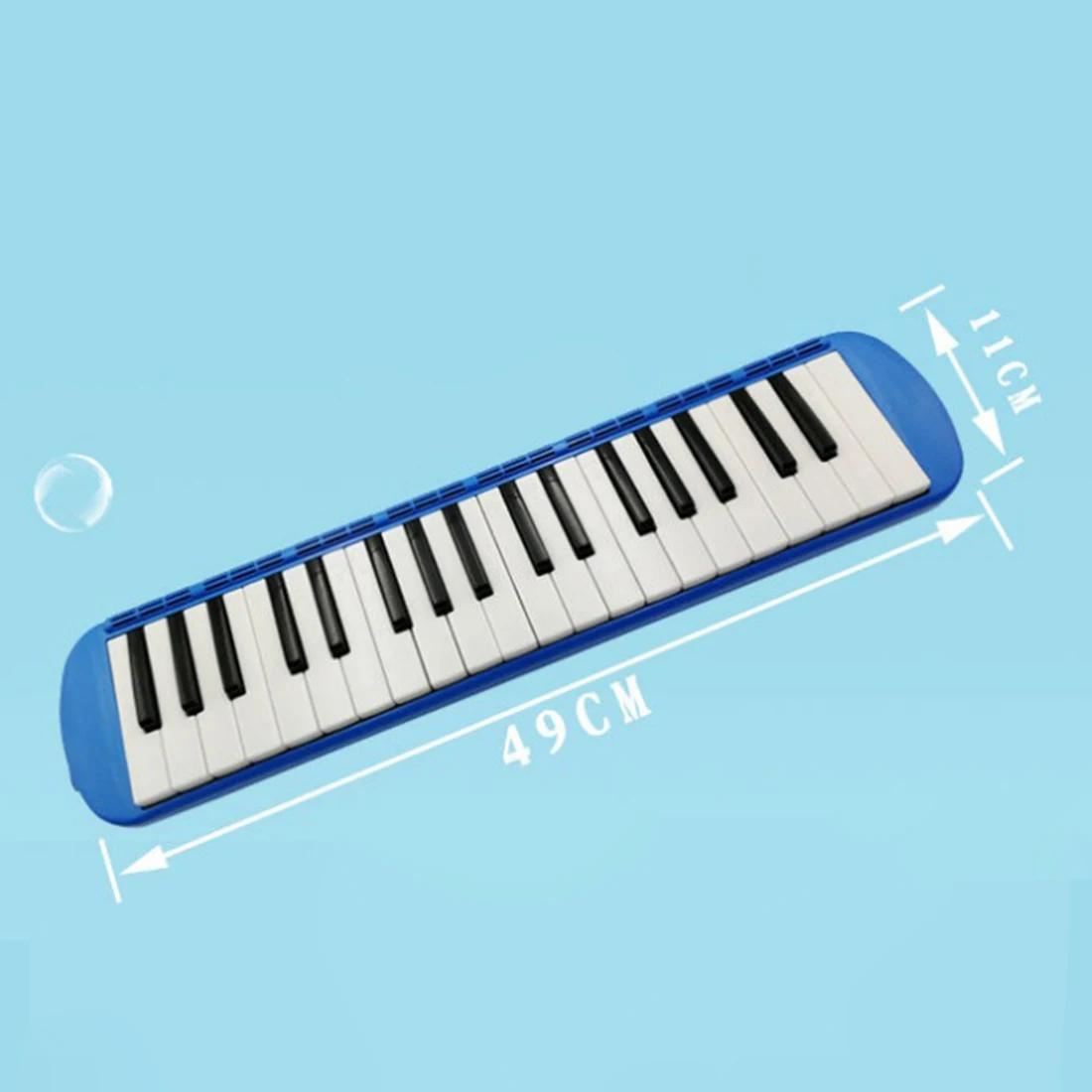 Классическая 37 клавиш Мелодические гармоники пианино Стиль Pianica музыкальный образования музыкальный инструмент, игрушка в подарок для детей для обучения-зеленый