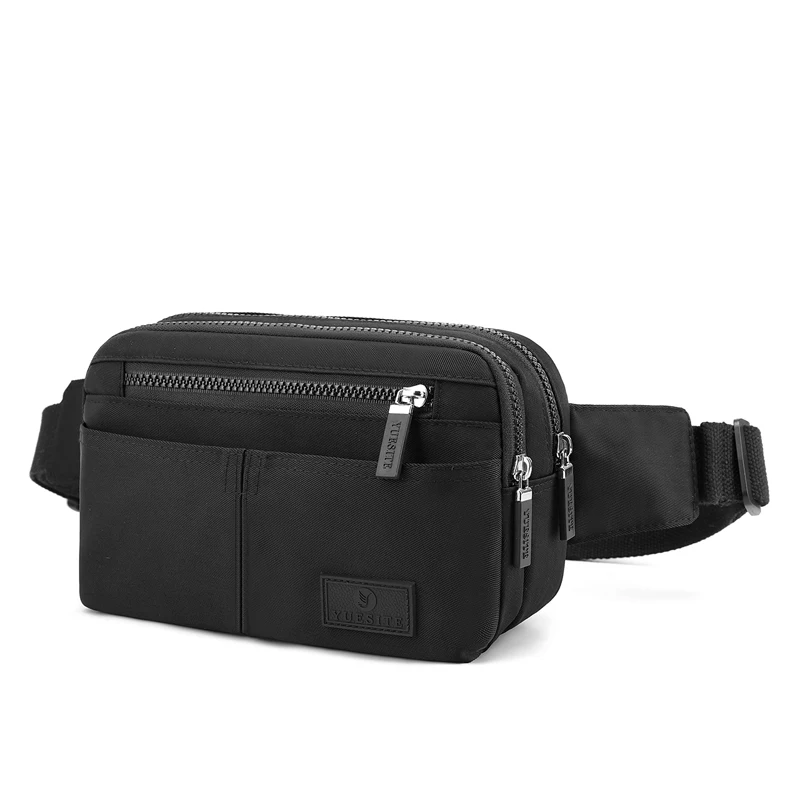 Women Waist Bag Female Wallet Purse Casual Phone Purse Belt Pouch Nylon Travel Motorcycle Fanny Pack Banana Bag Bolsa Cintura 3
