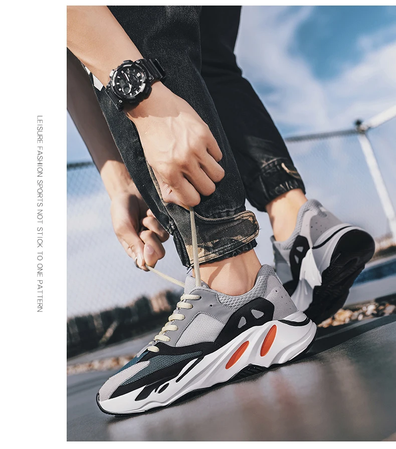 High Quality Outdoor Walking Shoes Autumn New Men Casual Shoes Comfortable Breathable Men Shoes Rubber Hard-Wearing Man Sneakers