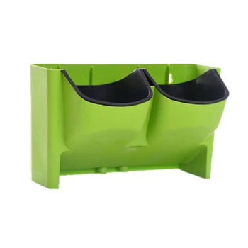 

1pc Garden Balcony Self Watering Flower Pot Stackable Vertical Planter Wall Hanging Flowerpot Holder Storage