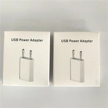 

500pcs/Lot New OEM quality A1400 EU Plug USB AC Power Adapter Wall Charger For 11 Pro 8 Plus XR XS Max iPad With packaging