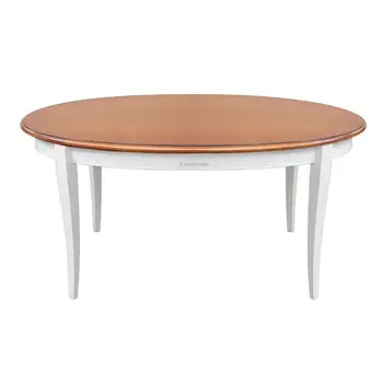 

Oval table two-color with extendable