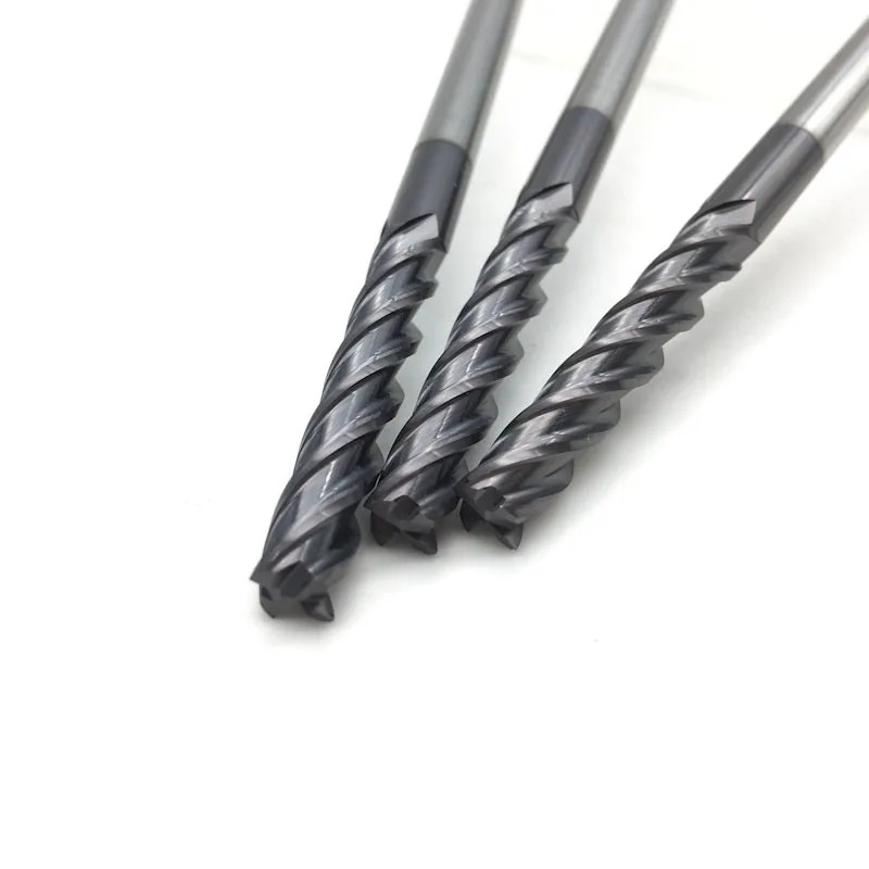 1 шт. 4F-D6X150L HRC50 Карбид токарный станок Режущий инструмент ЧПУ плоская Концевая фреза 4 флейты диаметр 6 мм фрезерный станок фреза