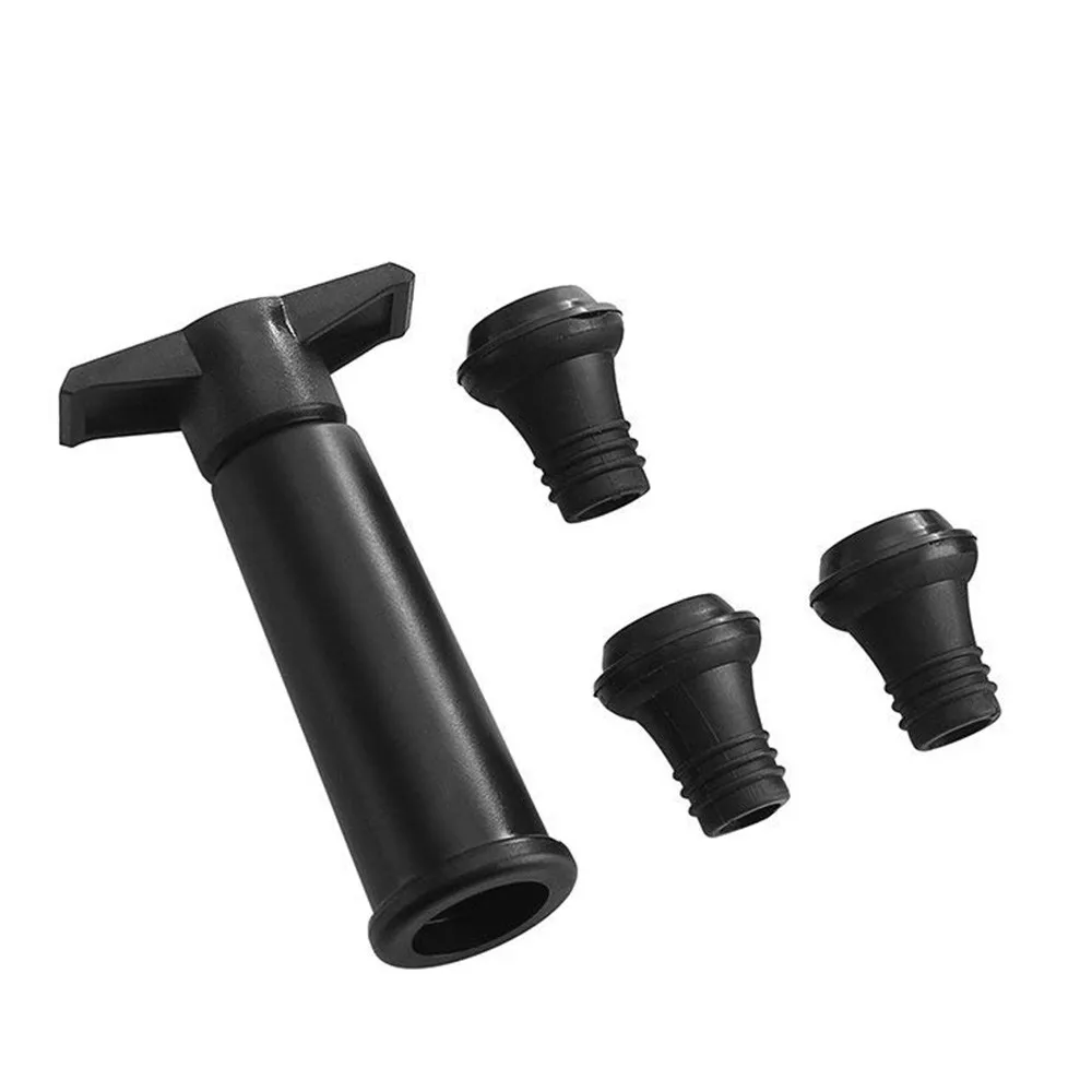 1 Pump 3 Stoppers Герметик для винной бутылки вакуумный винный консервант для приготовления пищи уплотнительный насос с Аксессуары для посуды пробки инструмент кухня 4 - Цвет: 1 Pump 3 Stoppers