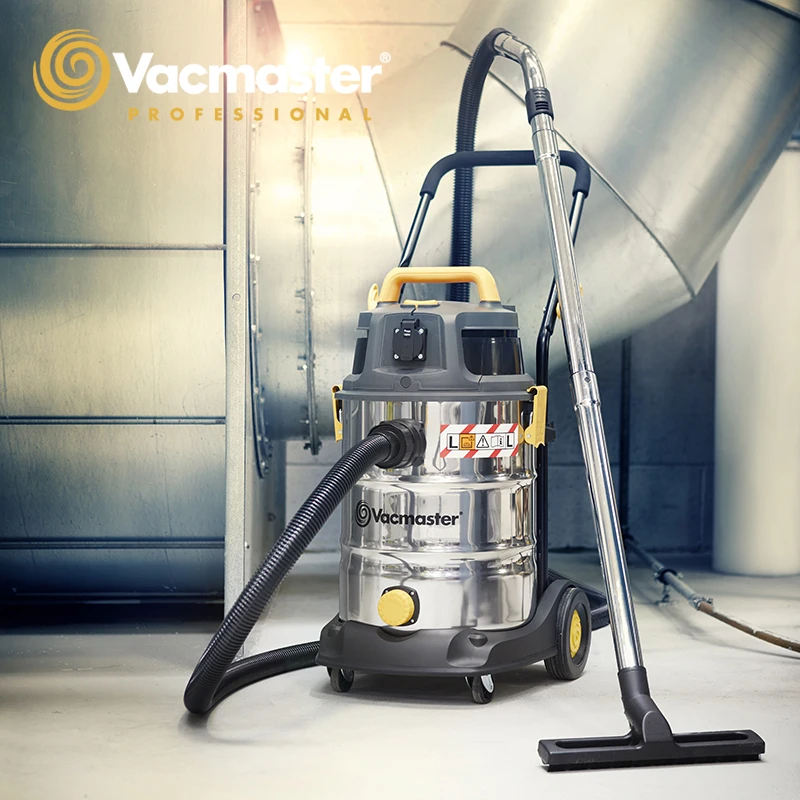 Vacmaster-aspiradora de construcción, 1600W, herramientas conexión, 30L, aspiradoras en seco y húmedo, colector de polvo ciclónico, filtro HEPA - AliExpress Electrodomésticos