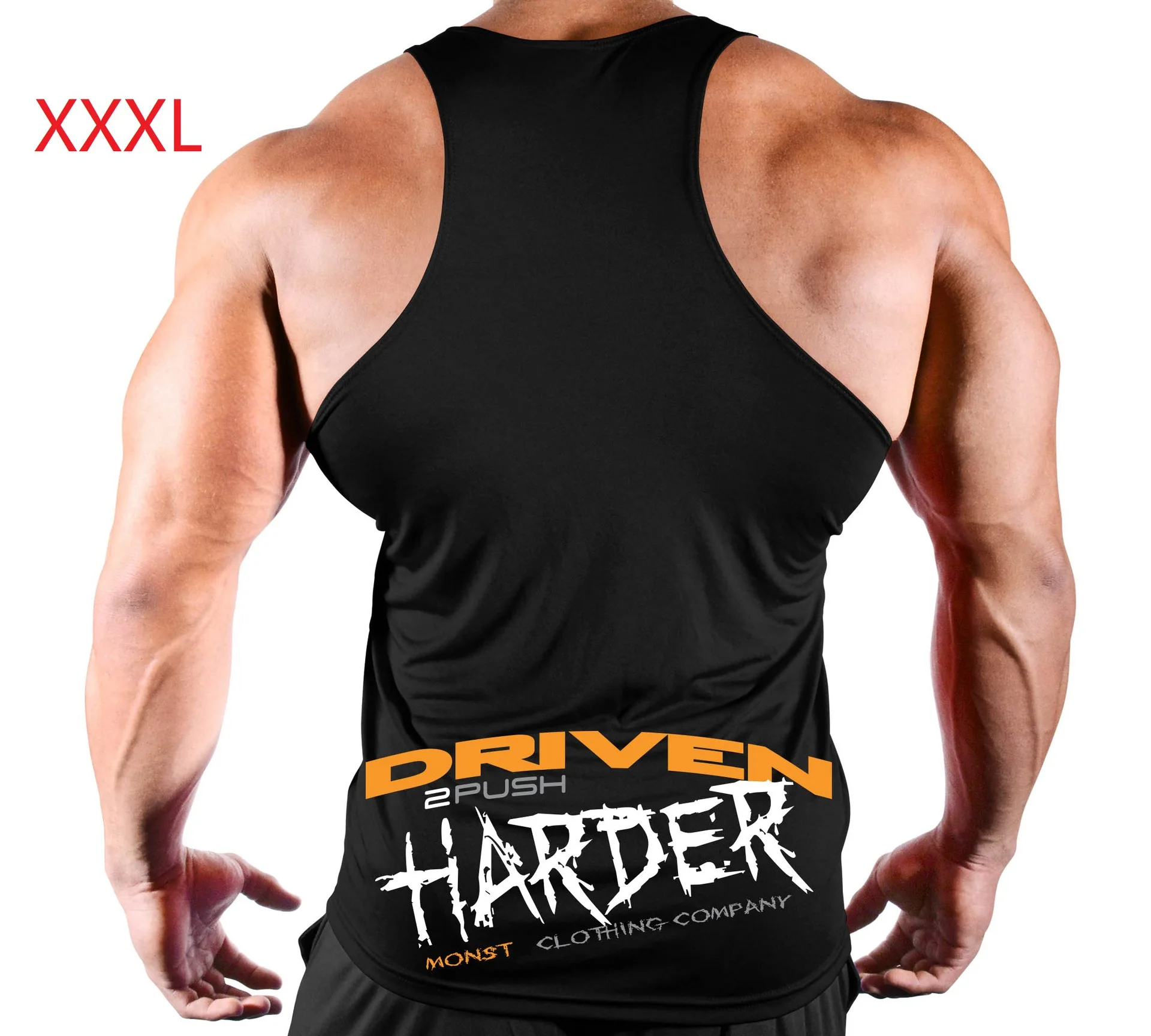 

Muscle Fitness Summer Brothers Men Sports Casual Sleeveless Pure Cotton Elasticity Printed Large Size Vest