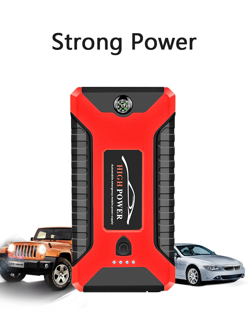 20000 мАч Супер мощное автомобильное пусковое устройство power Bank 600A автомобильное зарядное устройство портативное зарядное устройство для мобильного телефона планшета повербанк