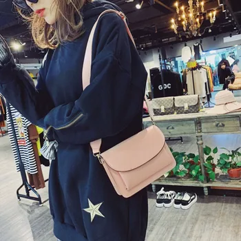 

Best Sale Vintage Women Solid Shoulder Bags Casual Leather Party Purse Ladies Messenger Phone Coin High Quality Crossbody Bag