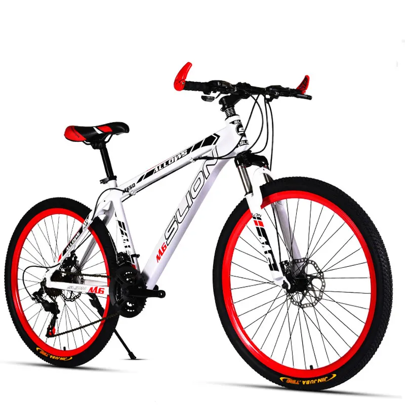 Bicycle Mountain Bike Variable Speed Shift Double Disc Brakes Aluminum Alloy Rim Students Men and Women