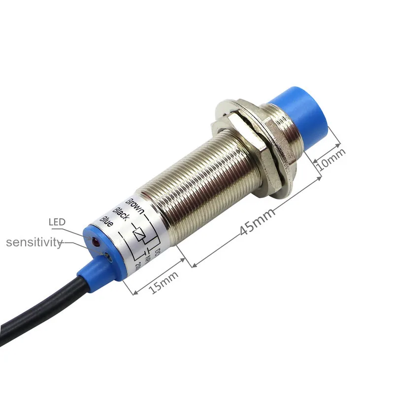 M18 CR18 8DP2 PNP NC датчик уровня воды для емкостного датчика приближения|sensors for arduino|sensor