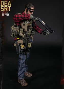 

For Collection 1/6 Male Solider DEA SRT Special Response Team AGENT EL PASO 78063 Full Set Action Figure Doll for Fans Gifts