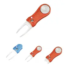 

Universal Golf Divot Tool Golf Accessory Magnetic Ball Marker Golf Divot Repair Tool Golf Pitchfork Tool Divot Tool