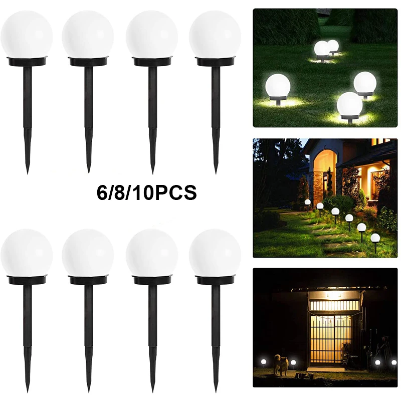 Solar Light Outdoor Solar Garden Light Solar Pathway Landscape Light Waterproof Solar Lawn Lamp For Home Yard Patio Driveway