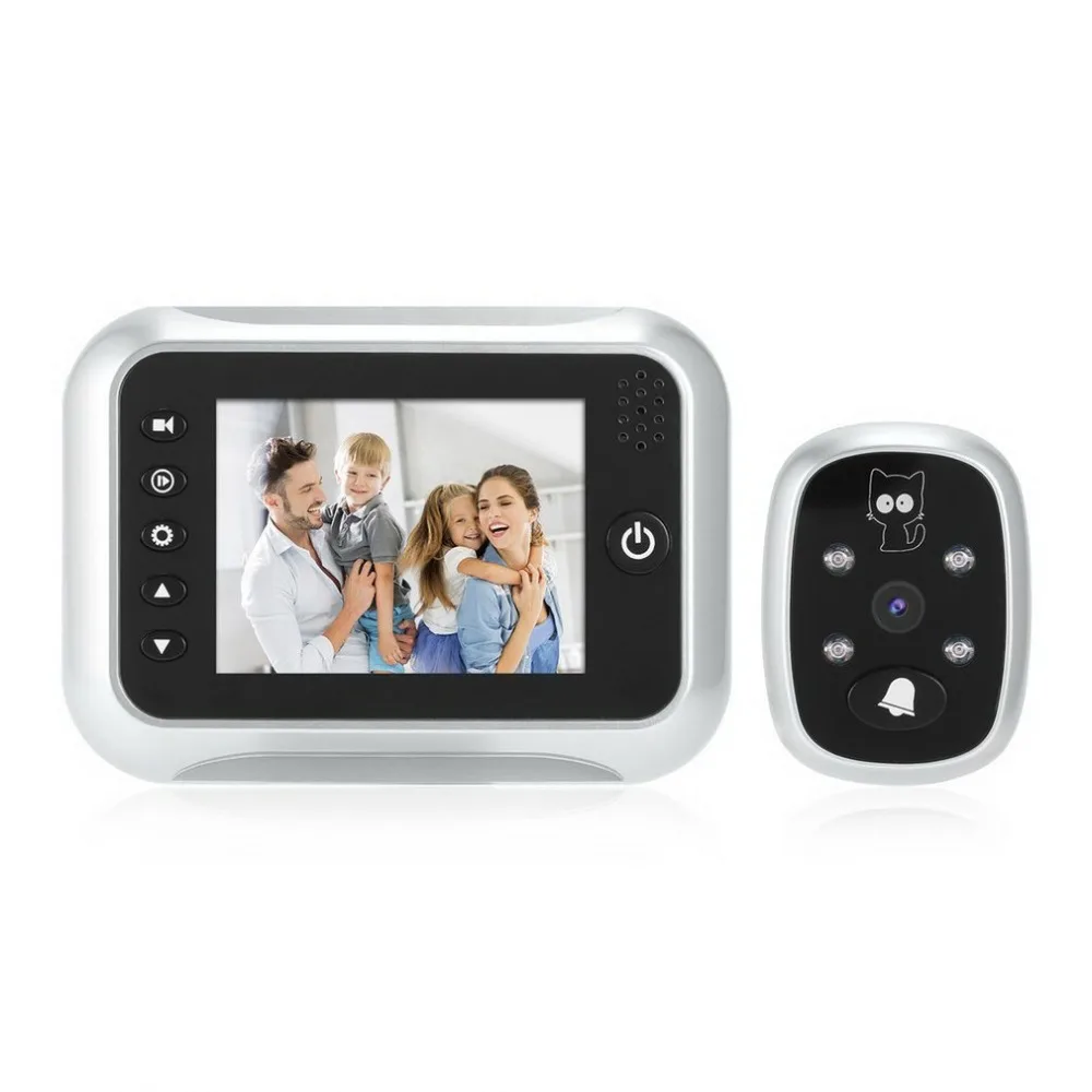 

3.5 inch LCD Color Screen Digital Doorbell 120 Degree Door Eye Doorbell Electronic Peephole Door Camera Viewer Outdoor Door Bell