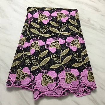 

High Quality African Lace Fabric Swiss Cotton Lace Fabric Holes Swiss Voile Lace In Switzerland For Nigerian Party Dress