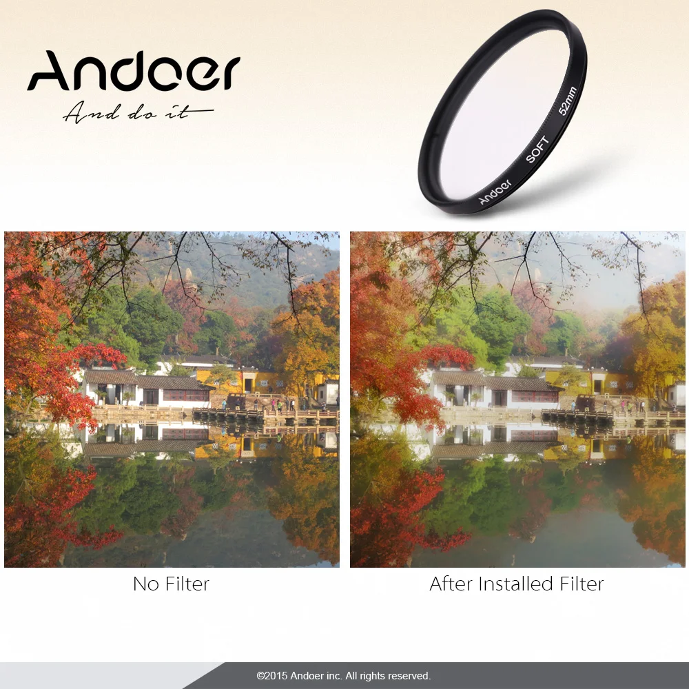 Andoer UV+ CPL+ мягкий круговой фильтр комплект поляризатор фильтр Мягкий фокус Эффект диффузор для Nikon Canon Pentax sony DSLR камеры