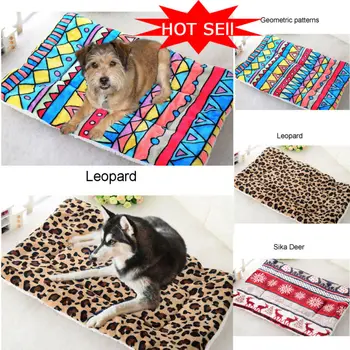 

Winter Dog Cat Pet Washable Warm Large Soft Comfortable Flannel Cotton Mat Bed Pad Self Heating Rug Thermal