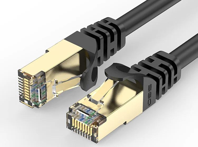 

Seven types of network cable Gigabit high speed oxygen-free copper tape shielded network cable