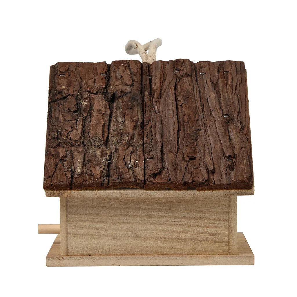 Wood Bird House Waterproof Wooden Wall Tree Hanging Large Standing Birdhouse Outdoor Garden Yard Decor Birds Cage Jaula Pajaro