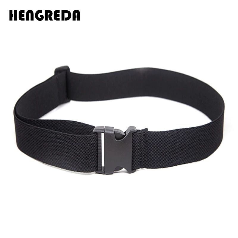 Men Wide Elastic Belt Women Adjustable Waist Belt with Plastic Plugging Buckle Shirt Stay Waistband for Fitness Work Pant men's belts for jeans