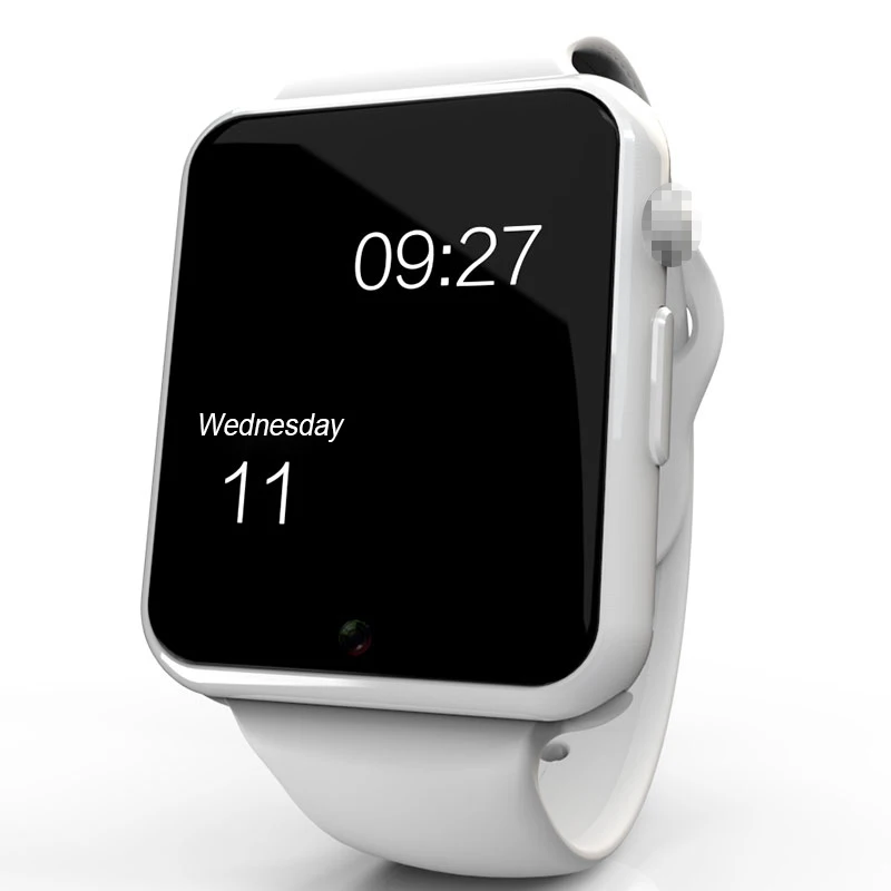 white MOKA Android часы с поддержкой самостоятельного звонка sim-карты спортивный шагомер с камерой сообщение умные часы с уведомлением для мужчин и женщин - Цвет: white