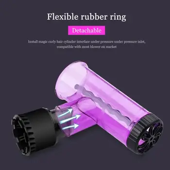

Pink Tornado Hair Curler Dryer Diffuser 3.8 /5.5CM ROLLS Cover Curly Drying Blower Elastic Air Outlet Hairstyling DIY Tool