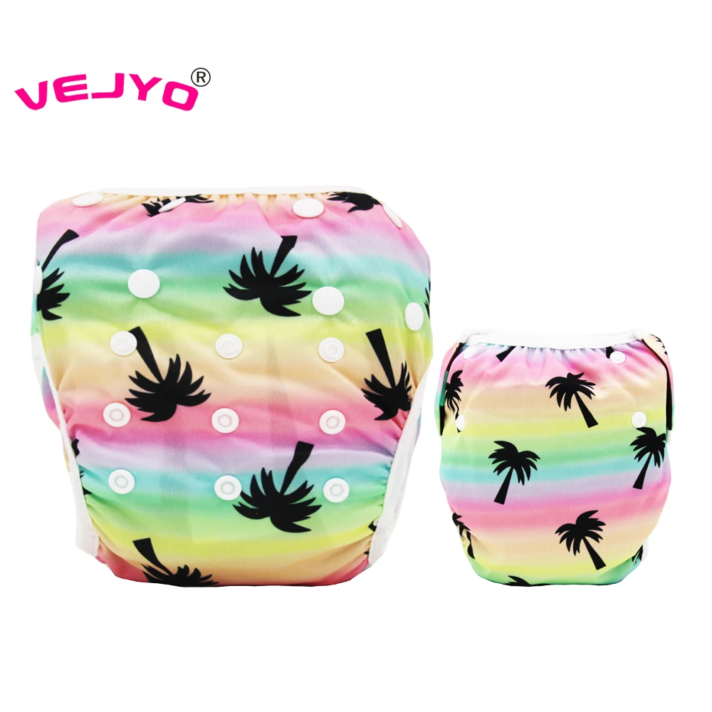 

Summer Reusable Toddler Baby Swimwear Boys Girls Swim Suit PUL Washable Swimming Diaper Pants Size Adjustable Fit 3KGS to 15KGS