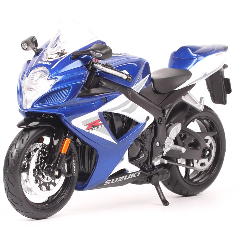 Masito 1/12 Scale Suzuki GSX-R750 GSXR750 Model Motorcycle Racer Diecasts & Toy Vehicles Moto Bike Gixer Toy Replica Moto Blue aoshima 1 12 scale monkey 125 blue diecast model motorcycle car toys gifts