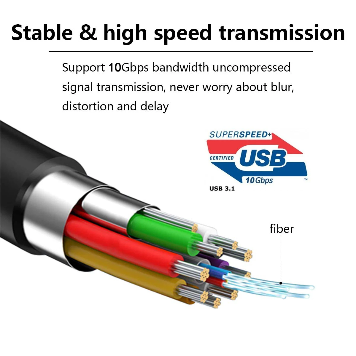 Chenyang USB-C Type-C AOC Cable 2M 5M 10M 20M 30M