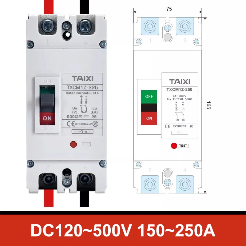 protetor de tensao 100a 160a 200a 250a 400a 630a 200v 250v 1000v 02