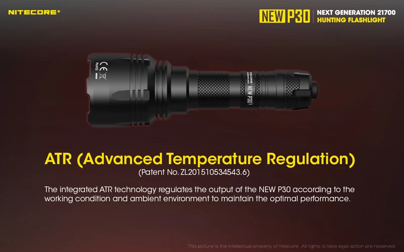 Nitecore NEW P30 Hunting Flashlight (18)