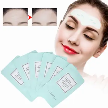

6pcs Forehead Wrinkle Patches Forehead Stickers Anti Wrinkles Pads Anti Aging Fine Lines Removal Lifting Skin Smoothing Pad