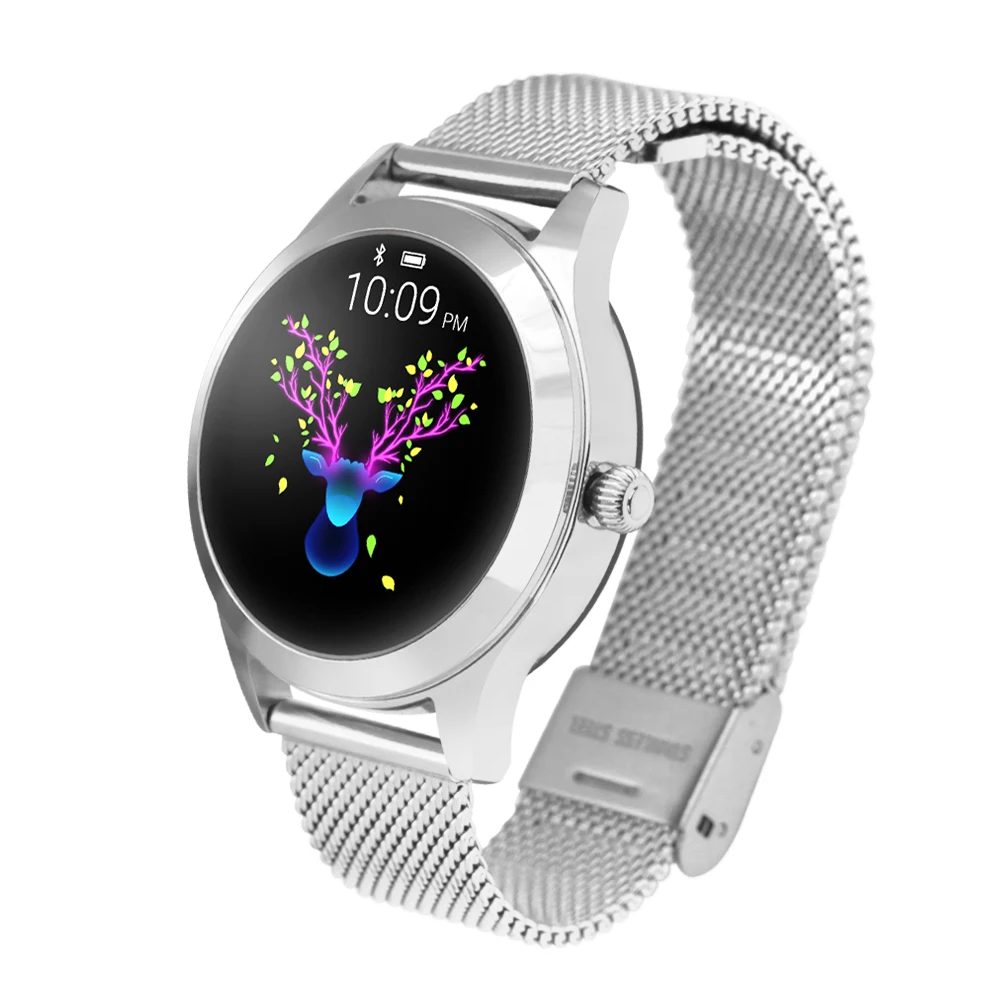

2020 NEW KW10 Smart Watch Women Multi-sports modes Pedometer Watch Heart Rate Fitness Smartwatch Waterproof IP68 for Women Lady