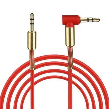 

2019 Audio Cable Gold Plating 3.5mm Male to Male Car Aux Auxiliary Jack Stereo Audio Cable for Phone MP3