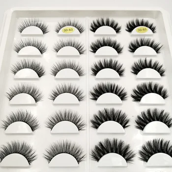 

NEW 16 Pairs Eyelashes 3D Mink Eyelashes Natural Long False Eyelashes Volume Lashes Different styles Reusable
