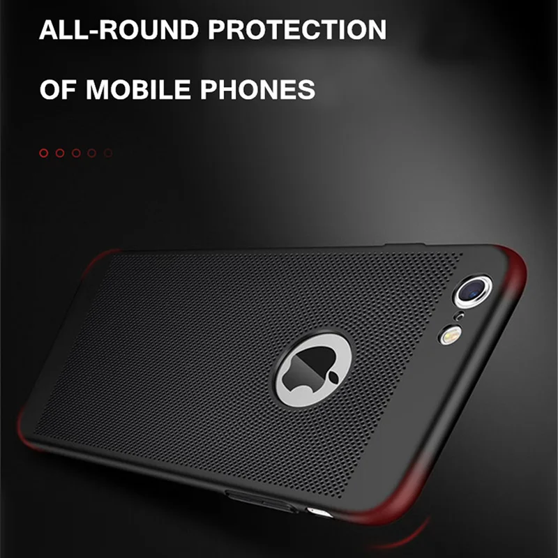 Breathable Air Vent Grid Cooling Phone Case