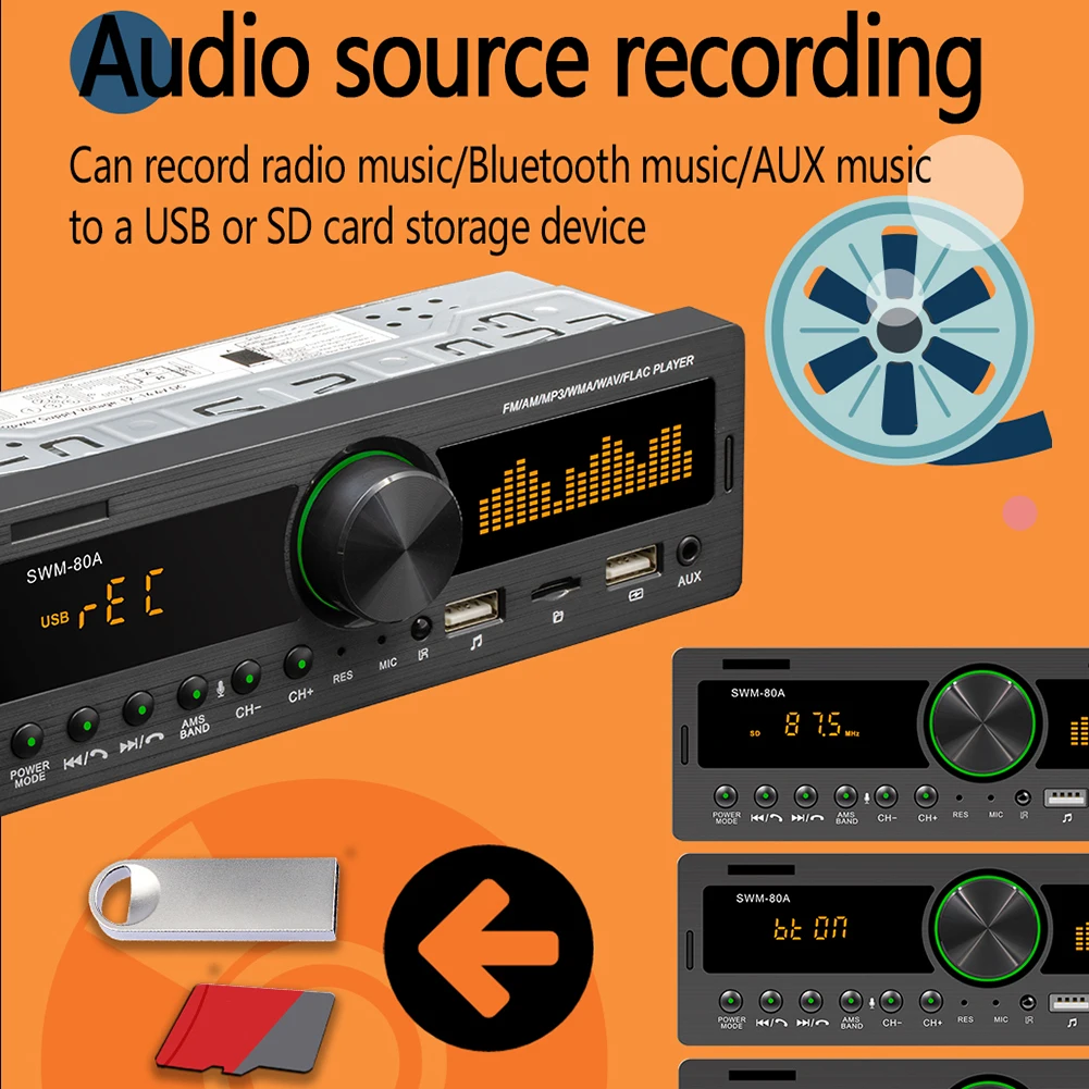 tf/aux Stereo Audio Player Car Locator 