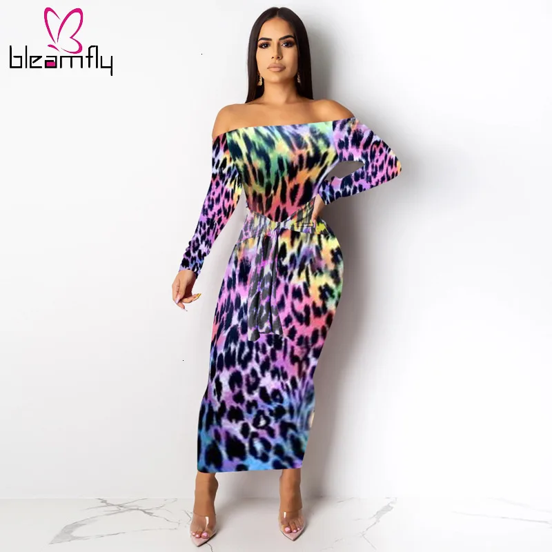 2019 осенне зимнее женское платье с длинным рукавом фонариком и вырезом лодочкой