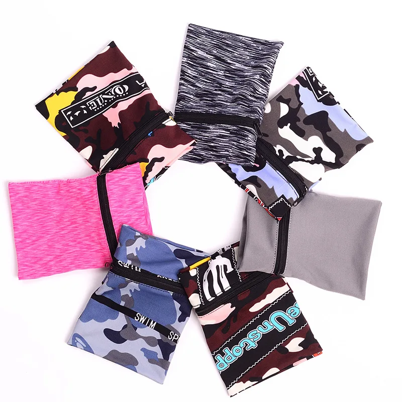 Running Wrist Wallet Coin Keys Storage Bag Badminton Tennis Wrist Pouch Reflective Zipper Pocket Sport Wristband