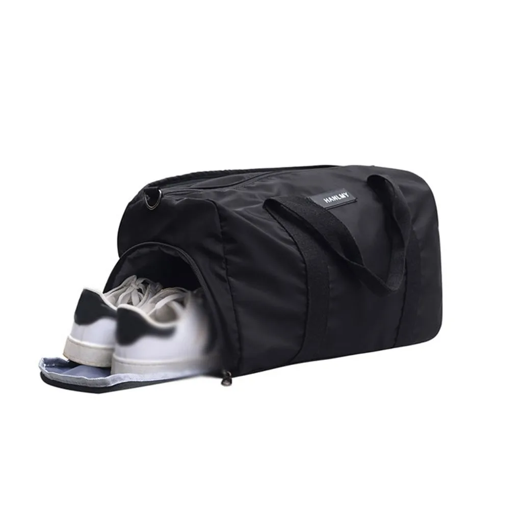 Новая черная и розовая спортивная сумка для женщин, отделение для обуви, водонепроницаемые спортивные сумки для фитнеса, тренировок, йоги, Bolsa, Sac De sport