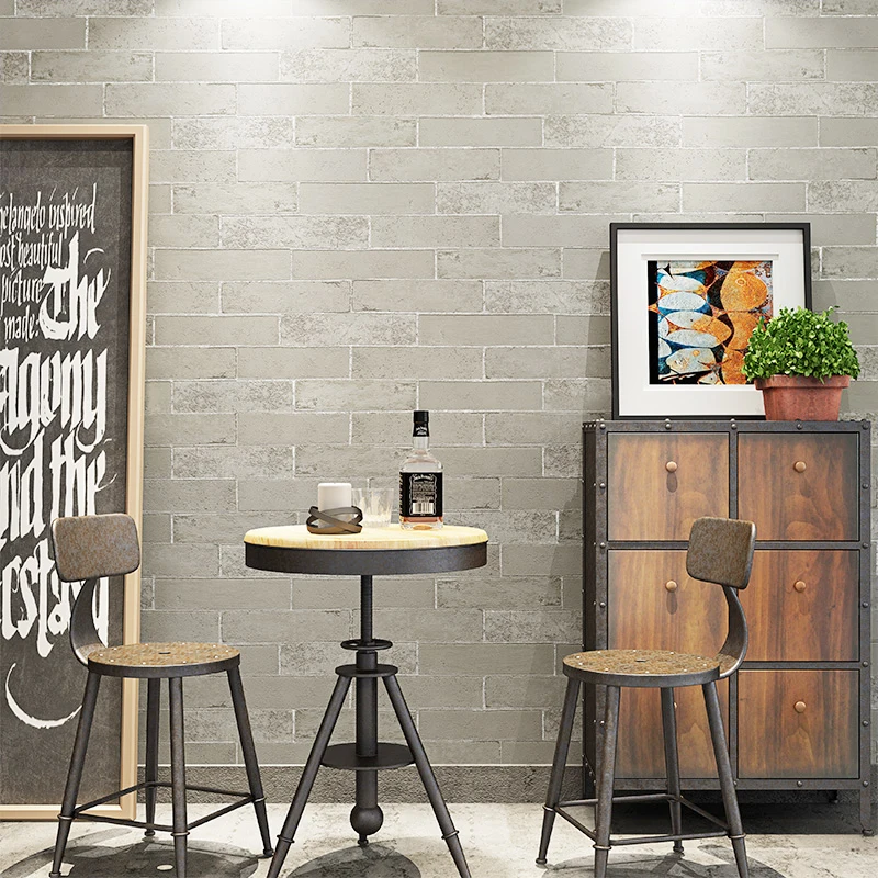 

3D Stereo Simulation Brick Brick Culture Brick Wallpaper Retro Nostalgia Restaurant Clothing Store Barber Shop Brick Wallpaper
