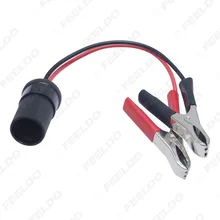 Автомобильный Аккумуляторный зажим для зарядки прикуривателя Автомобильный прикуриватель подставка для аккумулятора с зажимом аллигатора точечный дымоход данных