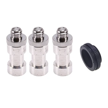 

3 Pcs 1/4 Inch 3/8 Inch Tripod Screws to Light Stand & 1 Pcs M42 to M42 Focusing Helicoid Ring Adapter