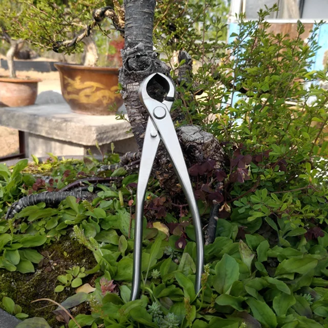 180 Mm -Es Rozsdamentes Acél Gombvágó Golyó Nyíró Olló Tájmodellezés Kert Bonsai Szerszámok - Image 2