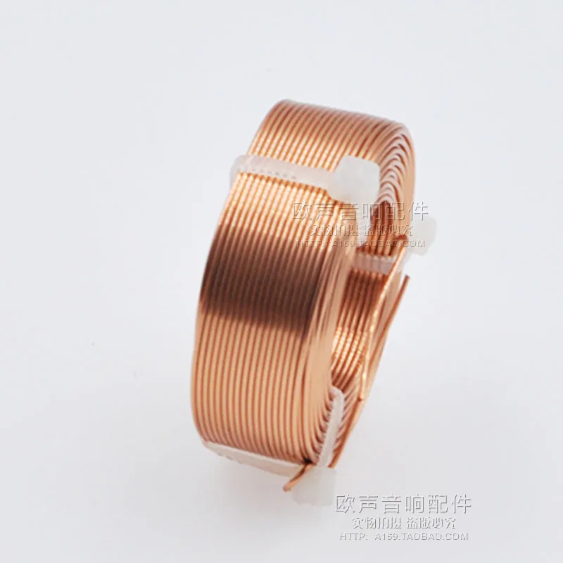 0.8mm Speaker Frequency Divider Copper Coil Oxygen-free Copper High Purity Hollow Inductor HIFI Sound Accessories