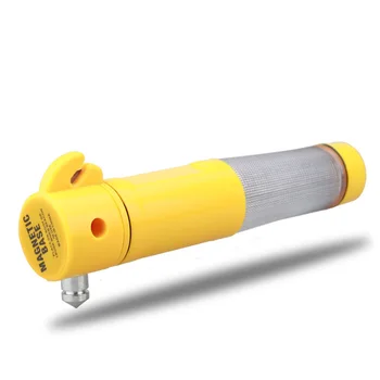 

Multi-functional 4-in-1 Car Safety Hammer Emergency Escape And Secure Tool Window Breaker Bright Flashlight