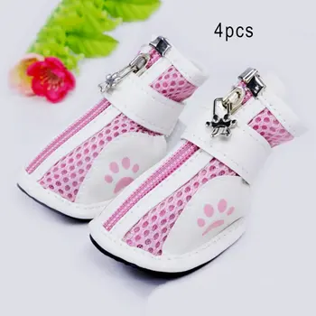 

Fashionable Design Canvas Puppies Pet Dog Denim Shoes Sport Casual Anti-slip Boots Sneaker Shoes