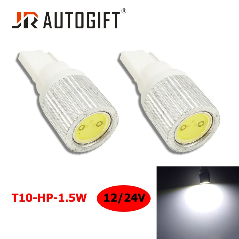 

200PCS T10 W5W LED car interior light COB marker lamp 12V 24V 168 194 501 Car Side Wedge parking bulb auto for lada car styling
