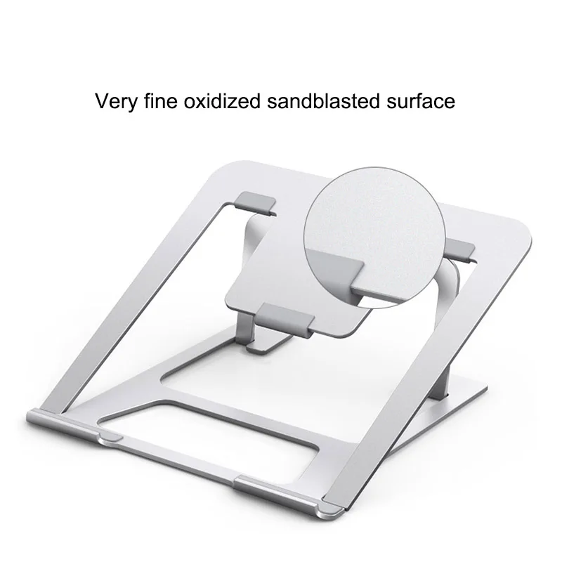 Portable Aluminum Alloy Laptop Bracket Folding Ultra-thin Base Lifting Bracket NK-Shopping